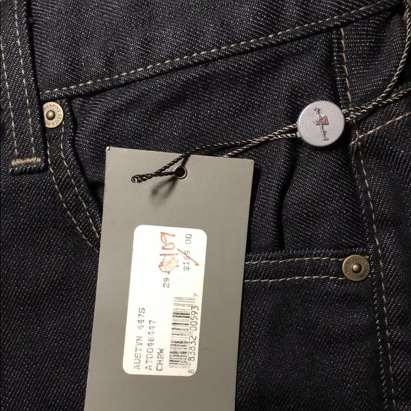 7 For All Mankind Relaxed Mens Jeans size 29 Dark Chester Wash New - Picture 6 of 8